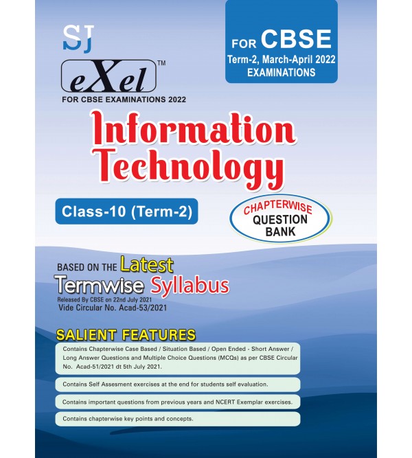 SJ Exel Information Technology (For CBSE Class-10 Term-2 March-April 2022 Examinations)