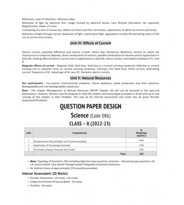 SJ Exel Science Class-10 Chapterwise Question Bank For CBSE Examinations-2023