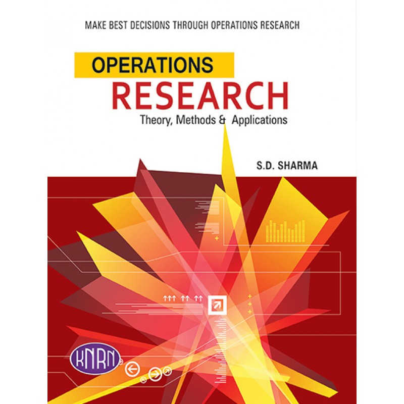 Operations Research Theory, Methods and Applications