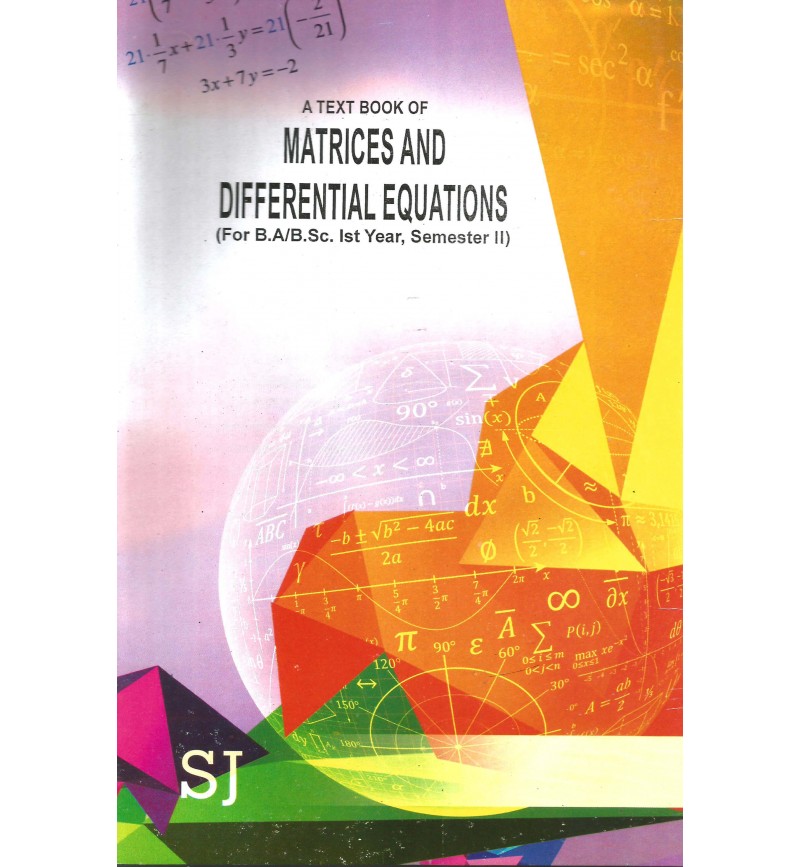 Matrices and Differential Equations (According To The National Education Policy (NEP)